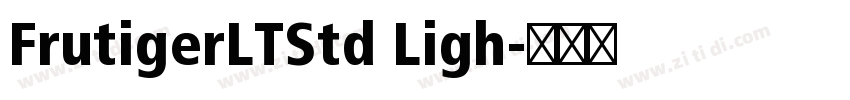 FrutigerLTStd Ligh字体转换